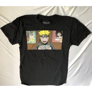 NWOT Naruto Shippuden M Black Anime T shirt Ichiraku Ramen Shop
